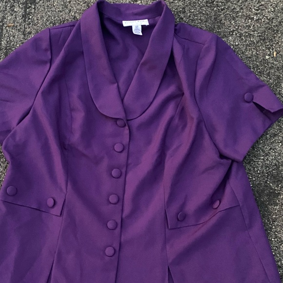 Allison Woods Women's 2 Piece Jacket/Skirt Dress Set Size 28W - Picture 10 of 16